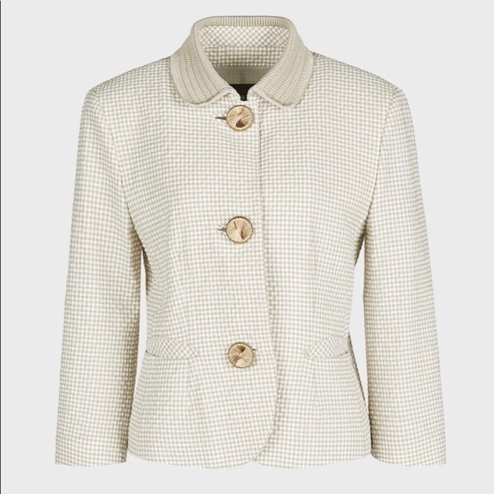 Giorgio Armani Short gingham jacket